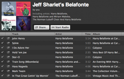 Jeff Sharlet's Belafonte