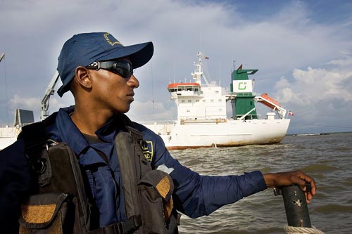 Colombian Coast Guard Officer