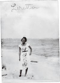 Woman, Wearing Dress, on a Beach