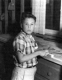 James Ellroy as a boy