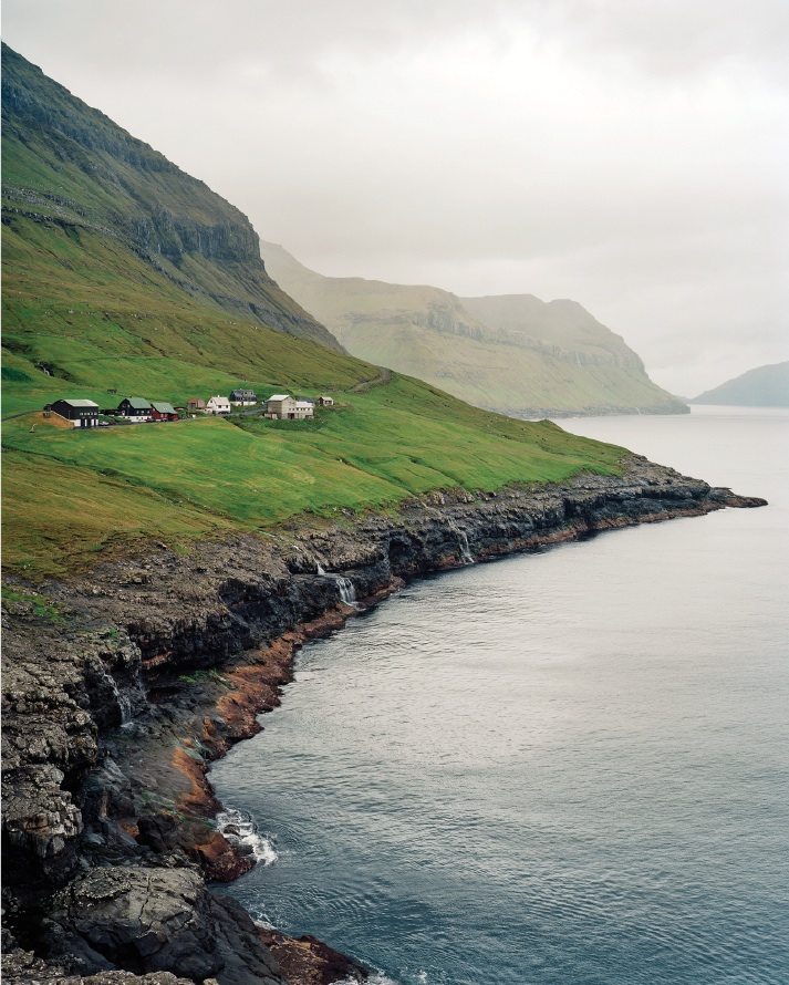 The village of Skælingur, population thirteen.