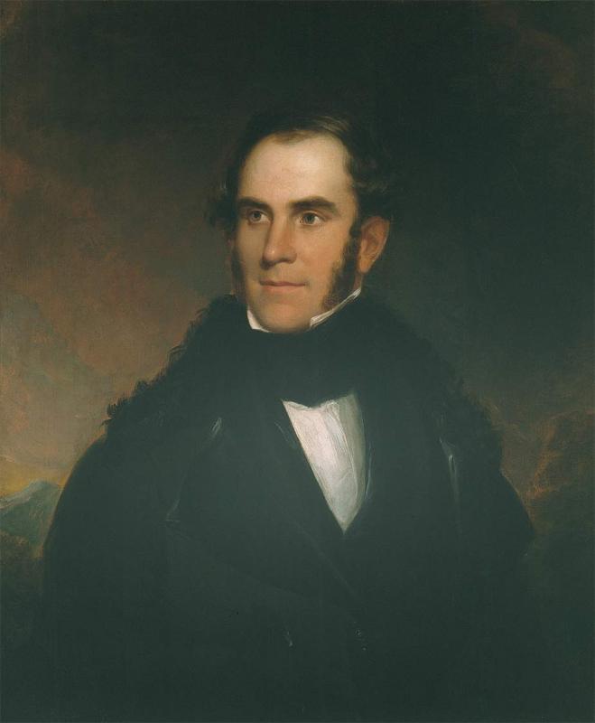 Asher B. Durand, <i>Portrait of Thomas Cole</i>, 1837. Oil on canvas, 30 -5/8” x 25 -5/8”. (Courtesy of the Berkshire Museum. Gift of Zenas Crane.) 