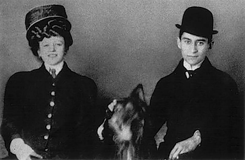 Kafka and Hansi, ca. 1906–1908.
