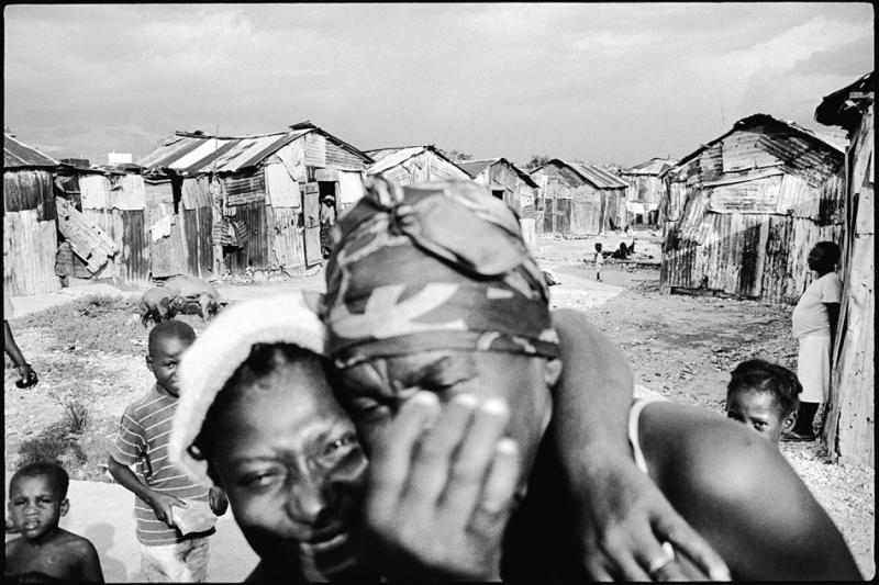 Tin-covered dwellings in Port-au-Prince’s most notorious slum, Cité Soleil.