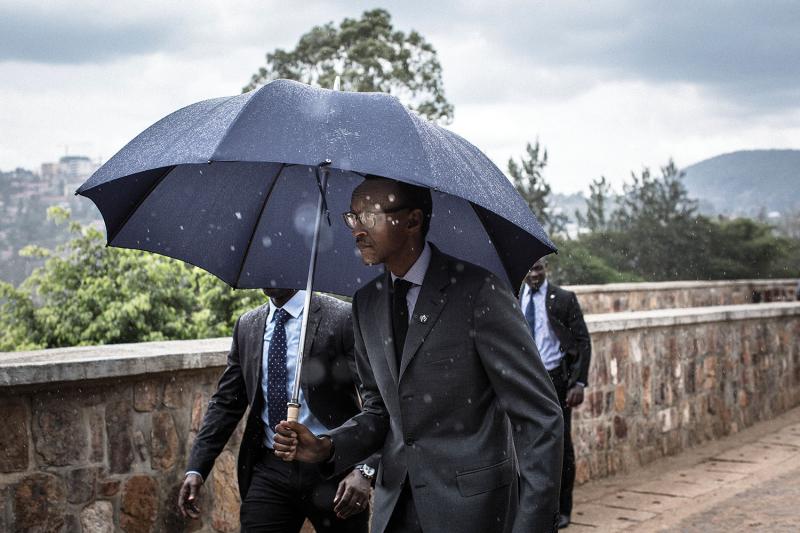 Rwandan President Paul Kagame before delivering his speech at the twenty-first commemoration of the Rwandan genocide, at Kigali Genocide Memorial. In the effort to rebuild the country, the government has focused on Rwanda’s youth as a way of transitioning to a knowledge-based economy.
