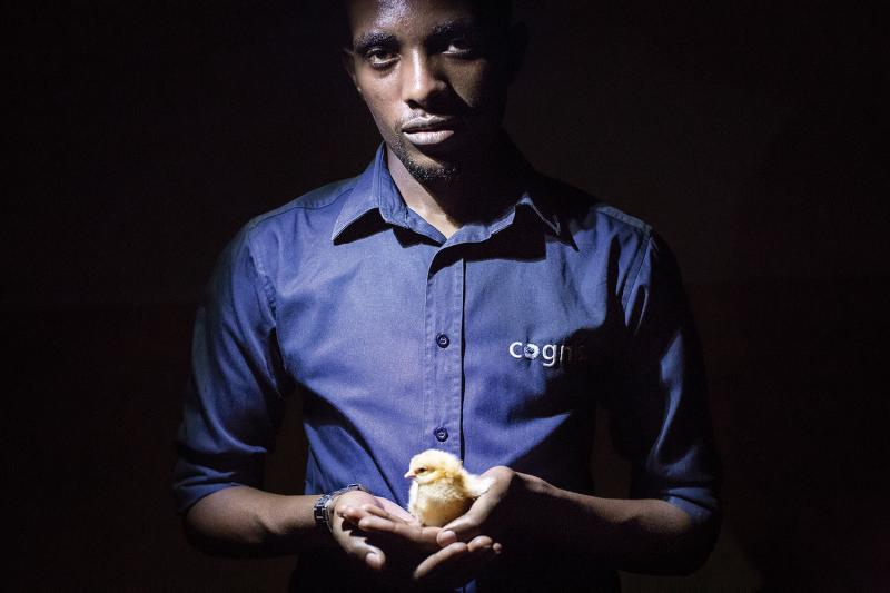 Hilary Muramira runs Retronics, a start-up that aims to produce small-scale egg incubators for Rwanda’s nascent poultry industry. The company hopes to reduce the relatively high cost of eggs and chicken in order to make them affordable for consumers. 