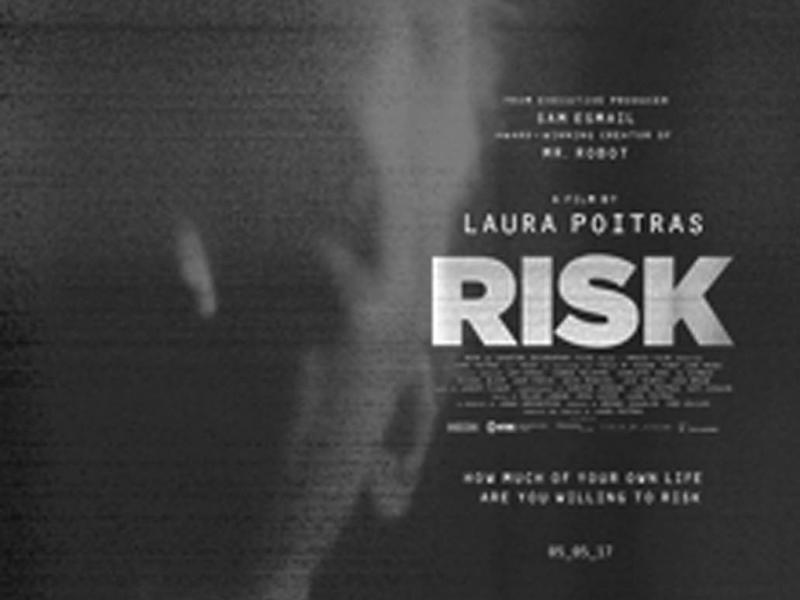 <i>Risk</i>Directed by Laura Poitras Neon, 2017 86 minutes.