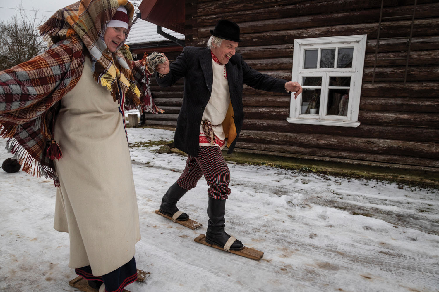The Seto celebrate Maslenitsa, the last week before Orthodox Great Lent. Obinitsa, Estonia, March 2025.