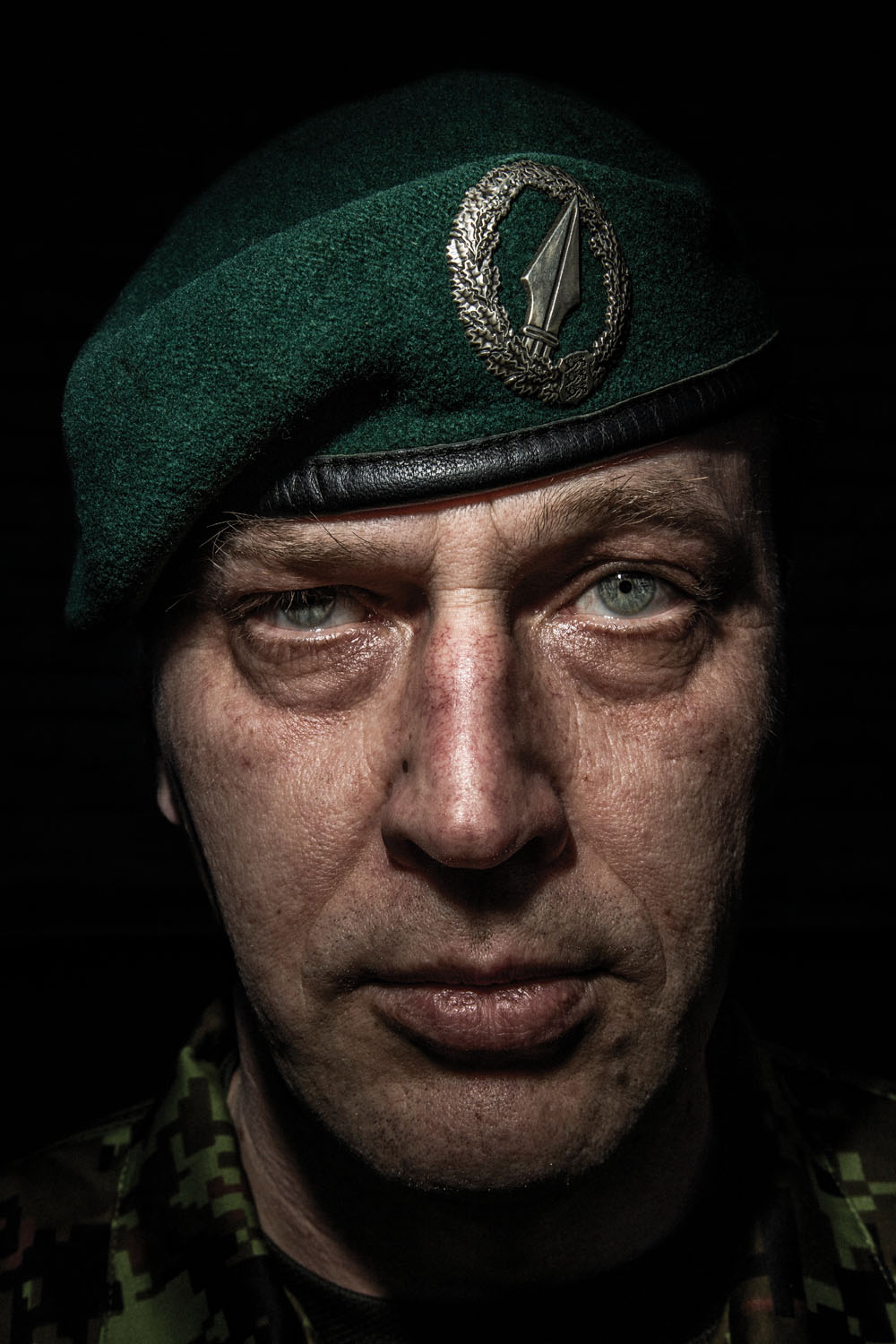 Soldier of the Kalev Infantry Battalion. Võru, Estonia, March 2025.