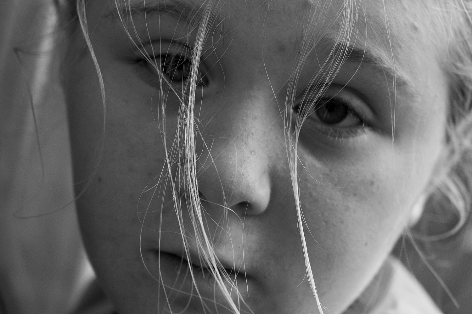 Girl up close.