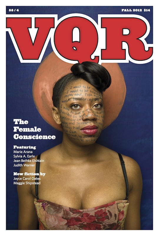 Virginia Quarterly Review, Autumn 2012 cover