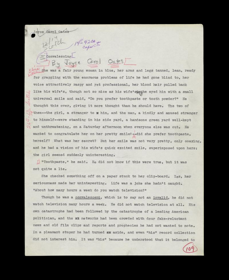 Oates Manuscript