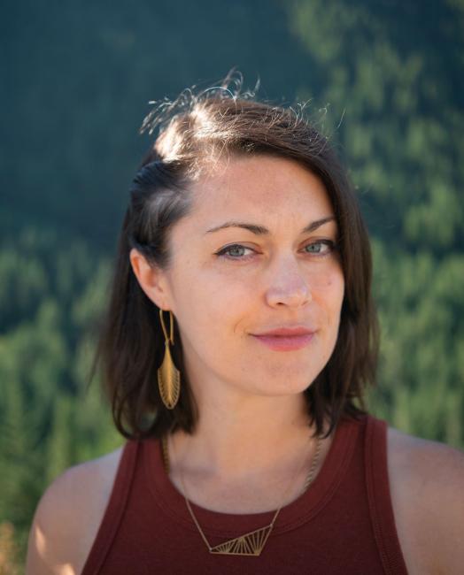 Erin McCoy self-portrait.