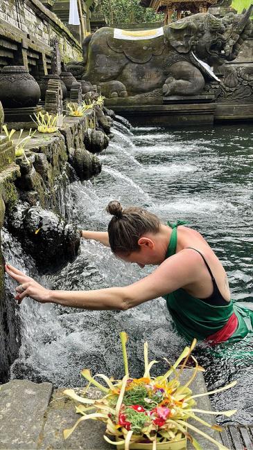 Purification Pools at the Tirta Empul Temple