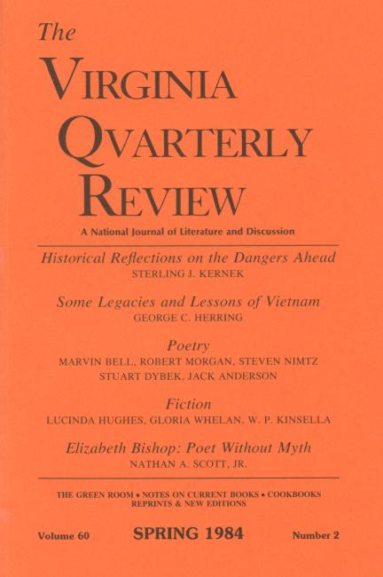 Virginia Quarterly Review, Spring 1984 cover