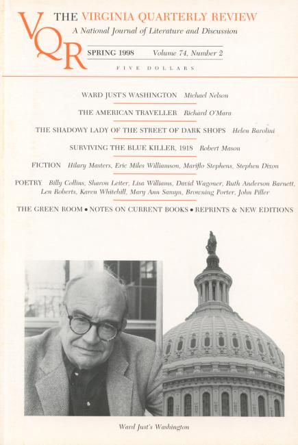 Virginia Quarterly Review, Spring 1998 cover