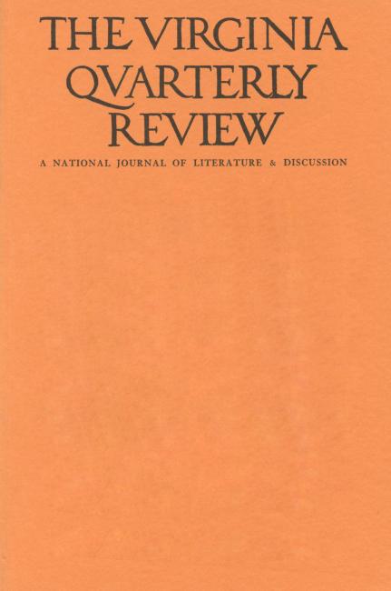 Virginia Quarterly Review, Winter 1975 cover