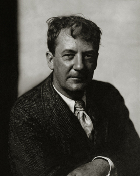 Head and shoulders portrait of Sherwood Anderson.