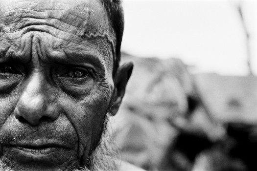 Blind in one eye after being beaten in the head during forced labor, the man fled from Burma in the mid 1990's and is one of an estimated 300,000 undocumented Rohingya now living in the southern part of neighboring Bangladesh.