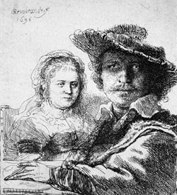Rembrandt's self-portrait
