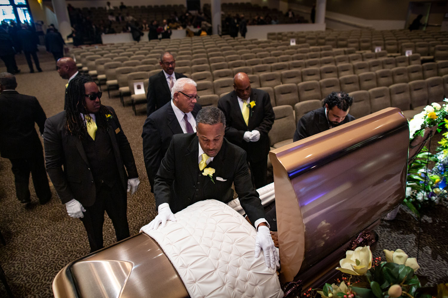 Homegoing for Judge William T. Stone, funeral director of Whiting’s Funeral Home. Williamsburg Community Chapel, Williamsburg, VA, January 2018.