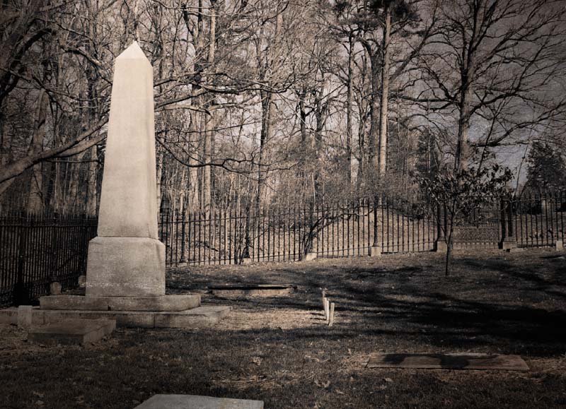 ￼￼￼￼Private family graveyard at Monticello. Charlottesville, VA. (iStockPhoto / Gene Krebs)