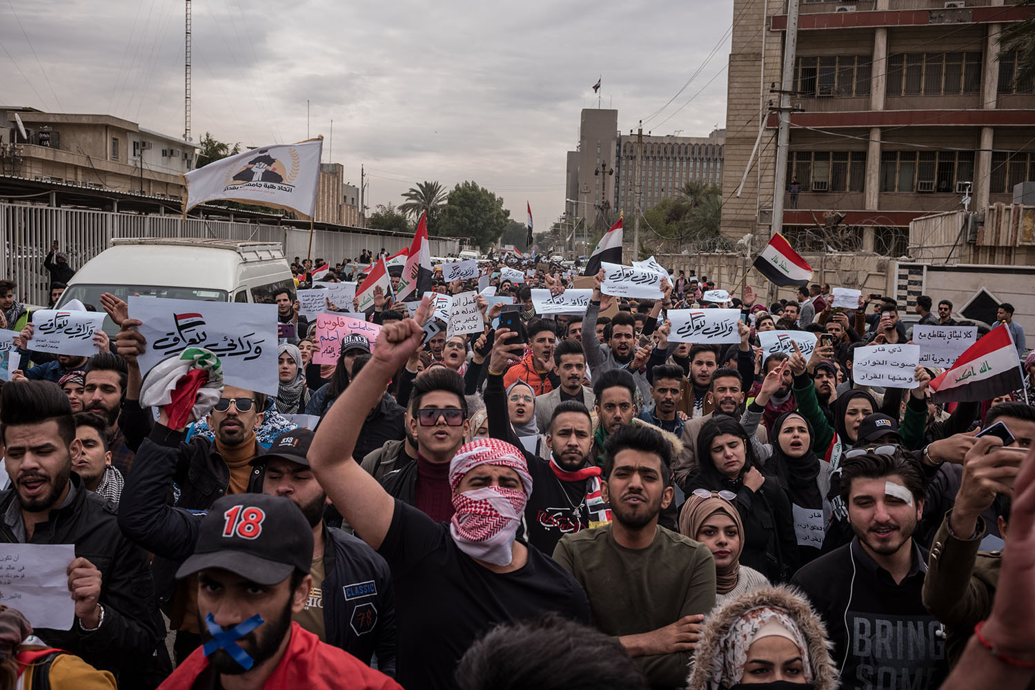 Since October 2019, a protest movement has emerged in Iraq, led principally by high school and university students. Baghdad.