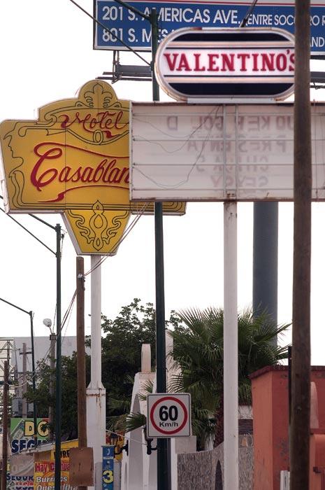 Valentino’s, across the street from Casablanca, where Miss Sinaloa was abducted and raped (Darren McCollester).