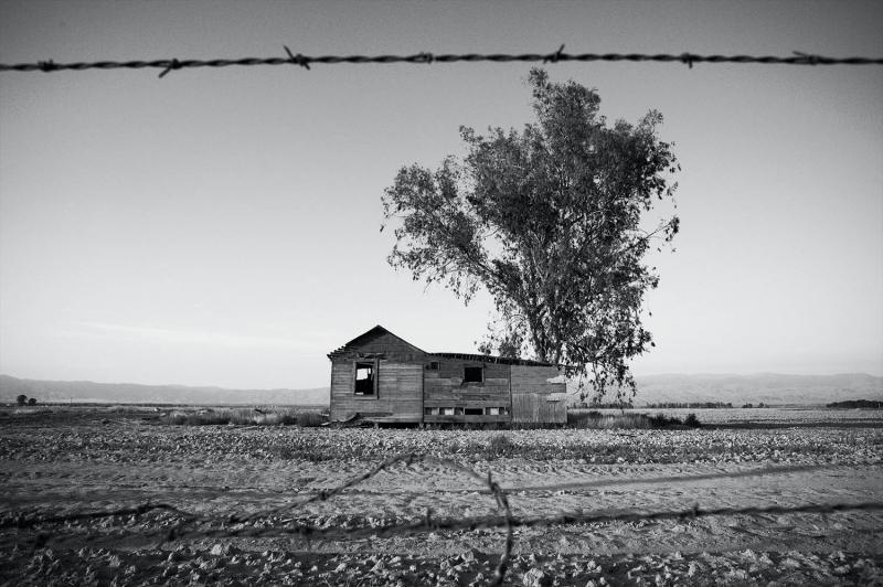 A relic of the Dust Bowl era along East Bear Mountain Road. Kern County, CA.