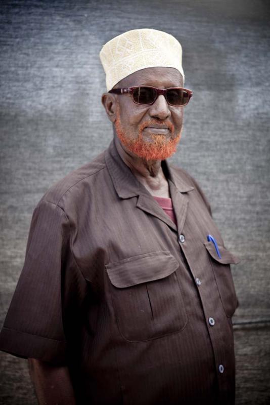 Moalin Adualle Ali, 66 — I’ve been the Chairman of Dharkeynley District since 1991. I believe about ninety percent of Mogadishu is safe now from al Shabaab. The biggest security problem today is banditry by rogue elements in the TFG and local militias. My main responsibility currently is overseeing the K7 IDP camp in my district, where we have about 30,000 people now who have come from areas many hundreds of kilometers away to escape the famine and fighting.