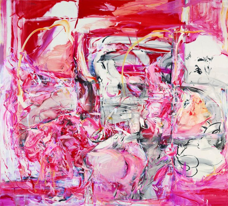 Cecily Brown, <i>The Girl Who Had Everything,</i> 1998. Oil on linen, 100 x 110 inches.  (© Cecily Brown. Courtesy Gagosian Gallery. Photography by Robert McKeever.)