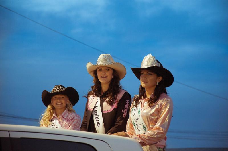 Rodeo queens at the Northwest Montana Fair. Kalispell, MT, 2010. From Lauren Grabelle's "Surveilling the West."
