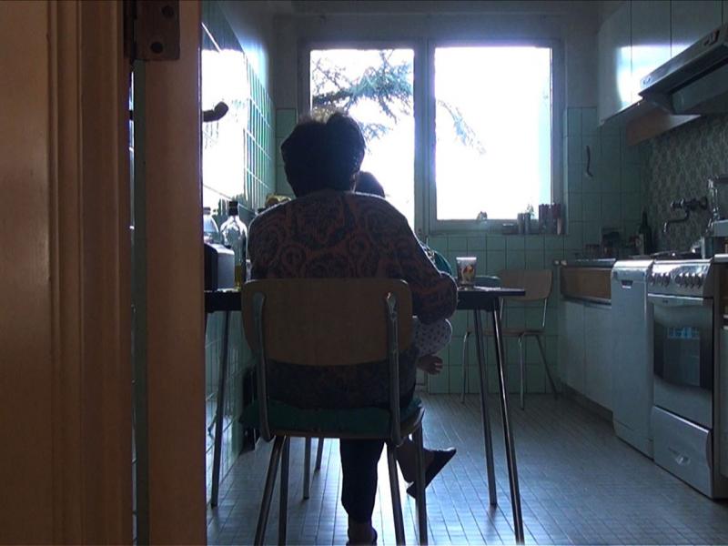 A scene from Chantal Akerman’s No Home Movie, 2015.