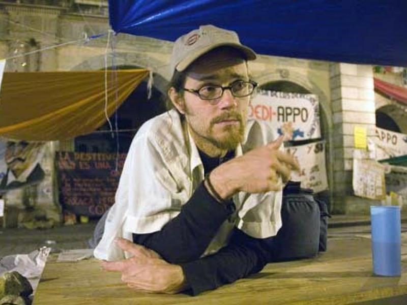 Bradley Will, photographed in Oaxaca, Mexico on October 25, 2006. (Hinrich Schultze)