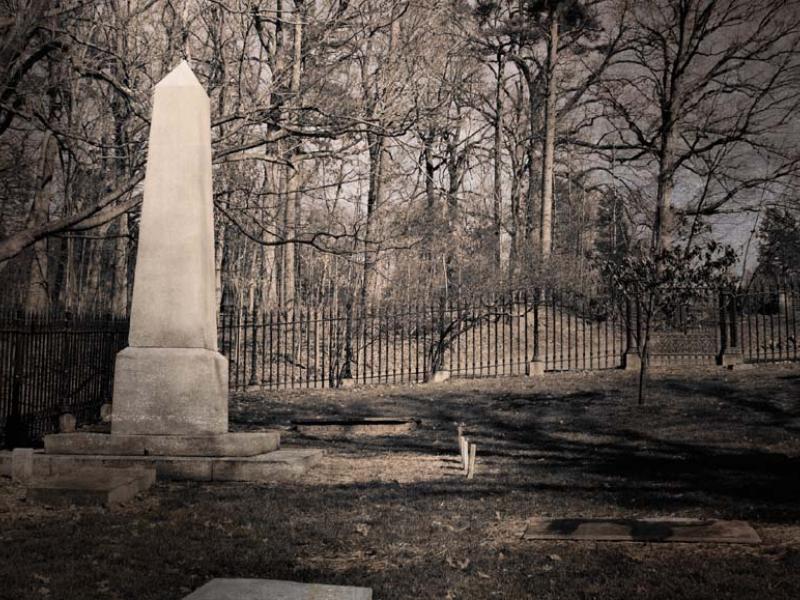 ￼￼￼￼Private family graveyard at Monticello. Charlottesville, VA. (iStockPhoto / Gene Krebs)